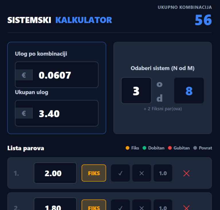Sistemski Kalkulator